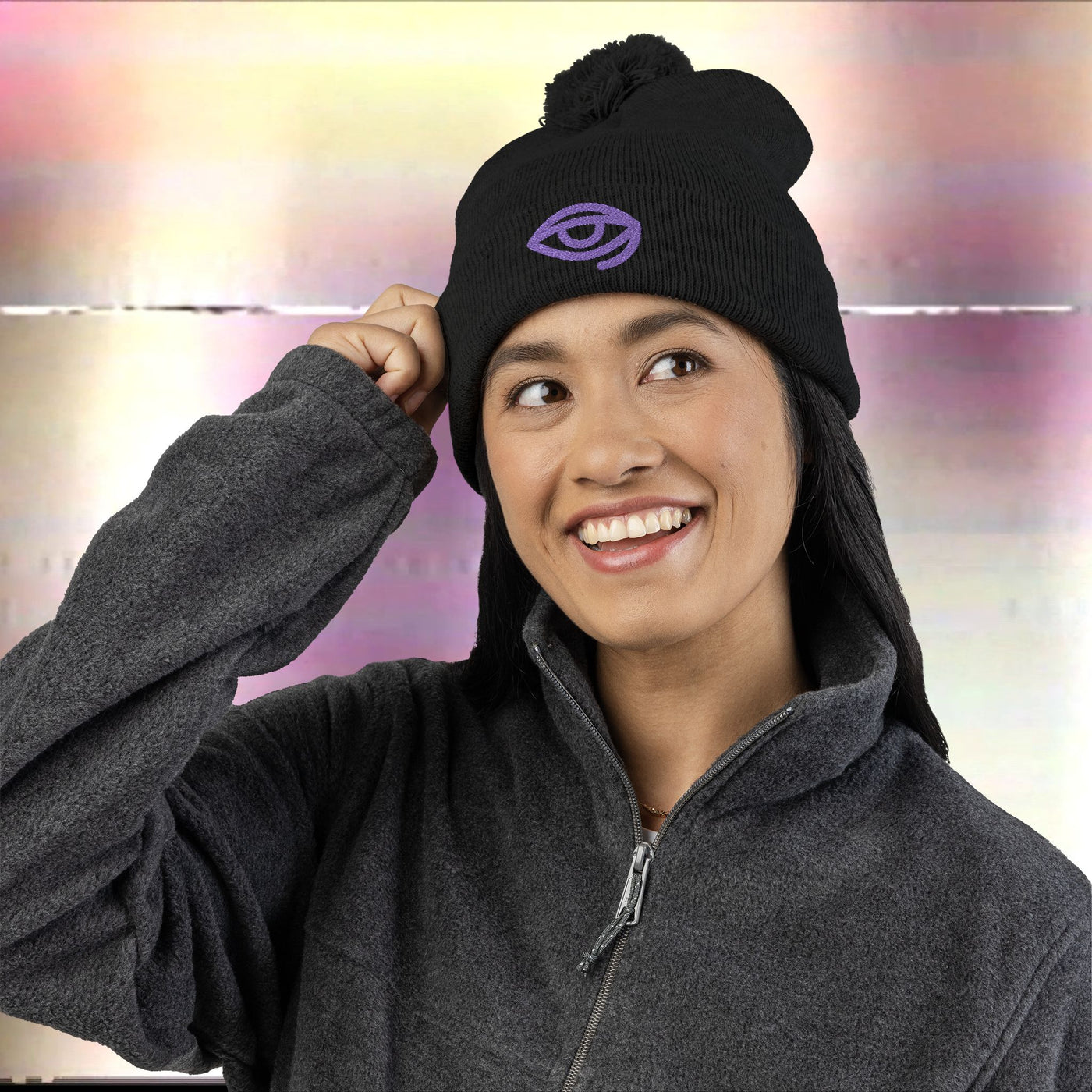 LD Originals - Sleepy Eye Pom-Pom beanie