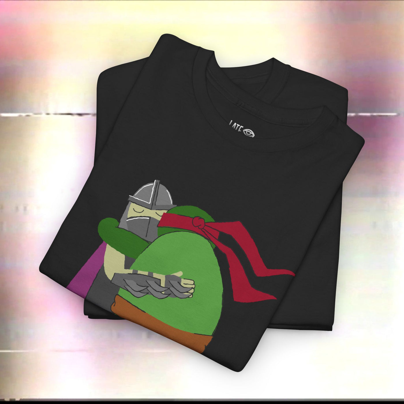 Everyone Needs a Hug! TMNT Raphael and Shredder Hug Tee, Unisex Heavy Cotton Tee