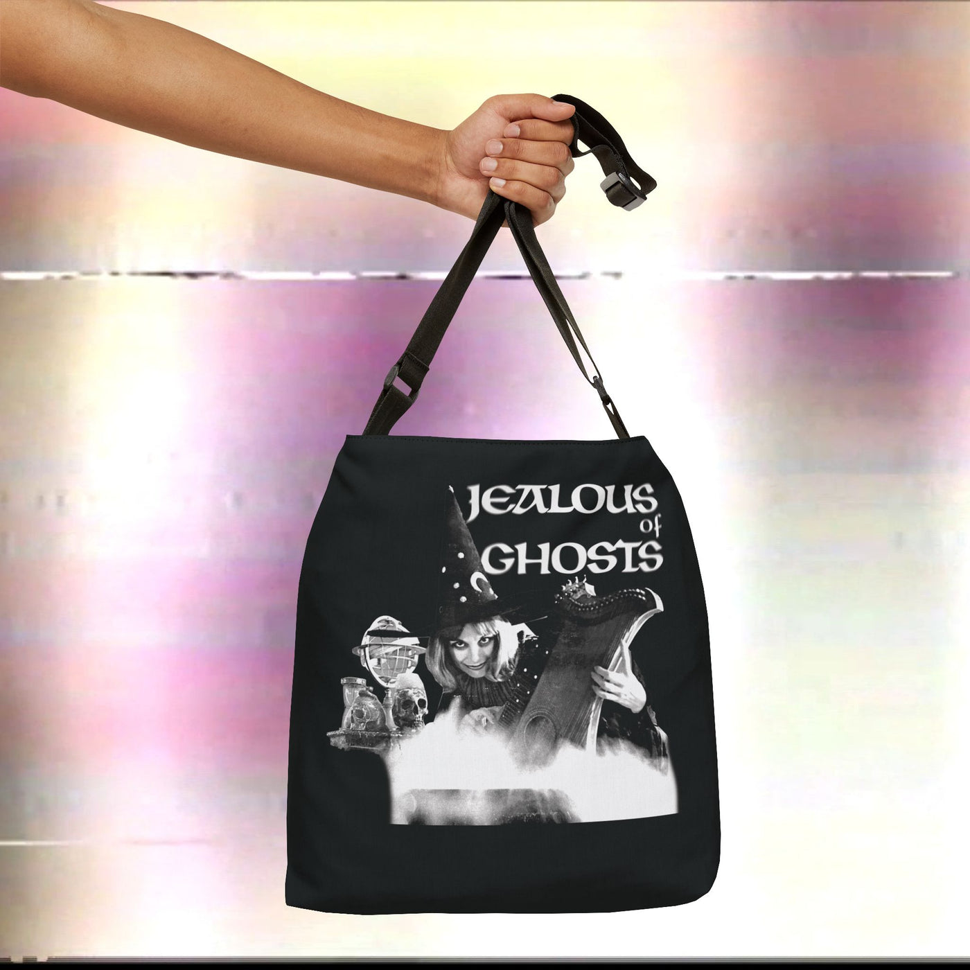 LD Originals - Jealous of Ghosts Adjustable Tote Bag