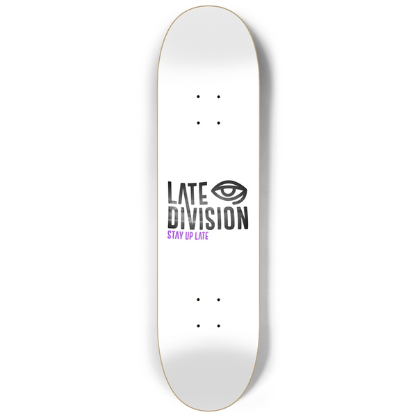 Late Division Logo 8.25 Skate Deck